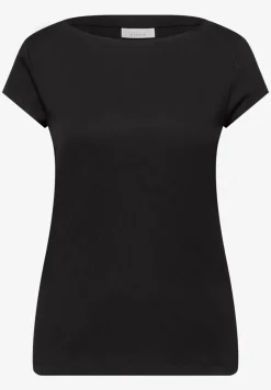 Basic shirt met boothals