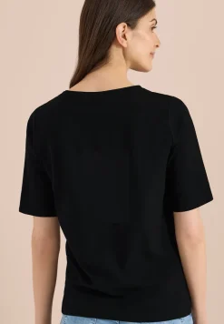 Basic Shirt met boothals