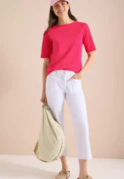 Basic Shirt met boothals