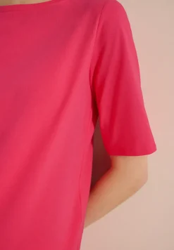 Basic Shirt met boothals