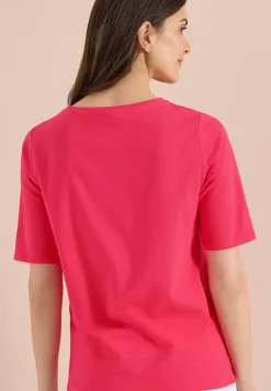 Basic Shirt met boothals