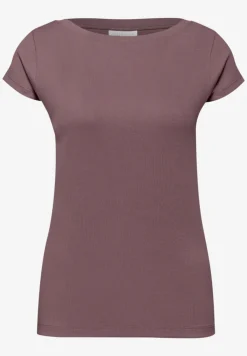 Basic shirt met boothals