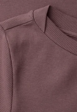 Basic shirt met boothals
