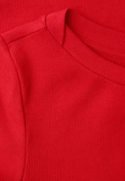 Basic shirt met boothals