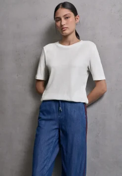 Basic shirt met korte mouwen
