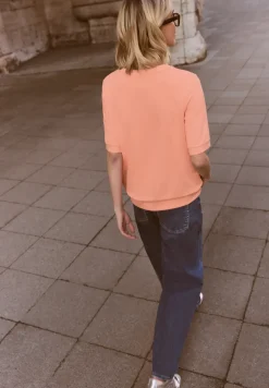 Basic Shirt met korte mouwen en ronde hals