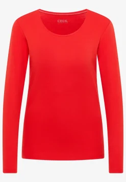Basic shirt met lange mouwen