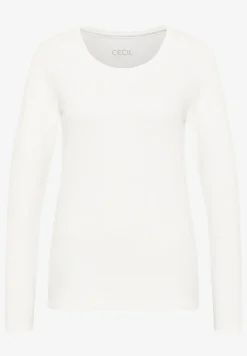 Basic shirt met lange mouwen