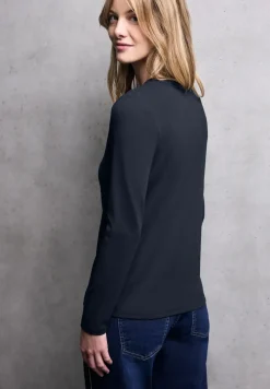 Basic shirt met lange mouwen