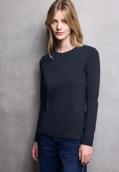 Basic shirt met lange mouwen
