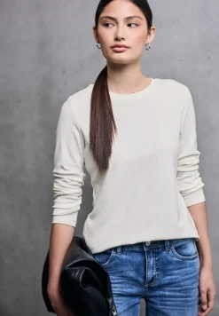 Basic shirt met lange mouwen