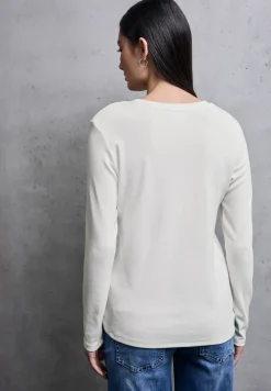 Basic shirt met lange mouwen
