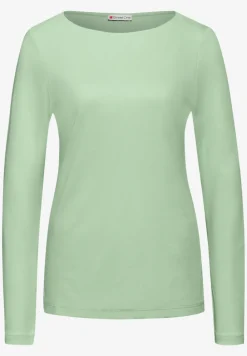 Basic shirt met lange mouwen