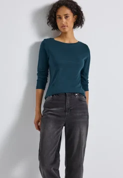 Basic shirt met lange mouwen