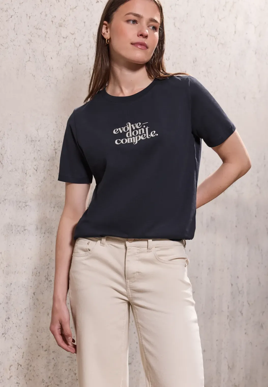 Basic Shirt met print