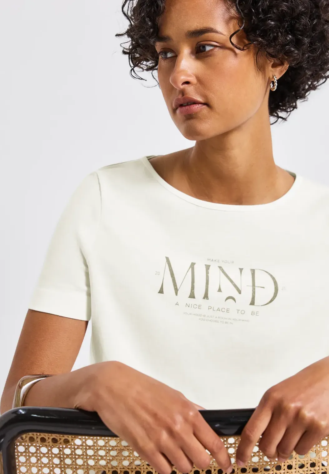 Basic shirt met print