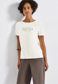 Basic shirt met print