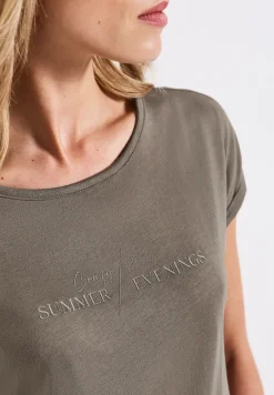 Basic shirt met print