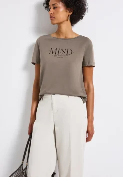 Basic shirt met print