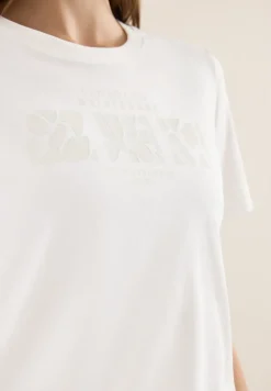 Basic shirt met print aan de voorkant