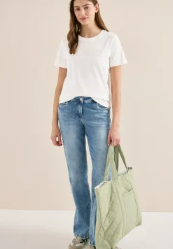 Basic shirt met print aan de voorkant