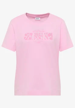 Basic shirt met print aan de voorkant