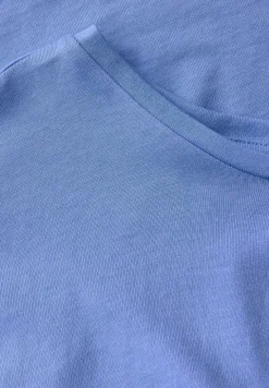 Basic shirt met rimpels