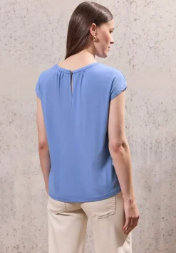 Basic shirt met rimpels