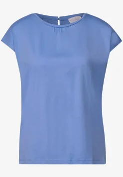 Basic shirt met rimpels