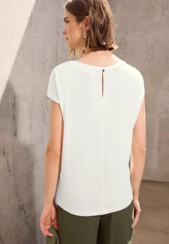 Basic shirt met rimpels