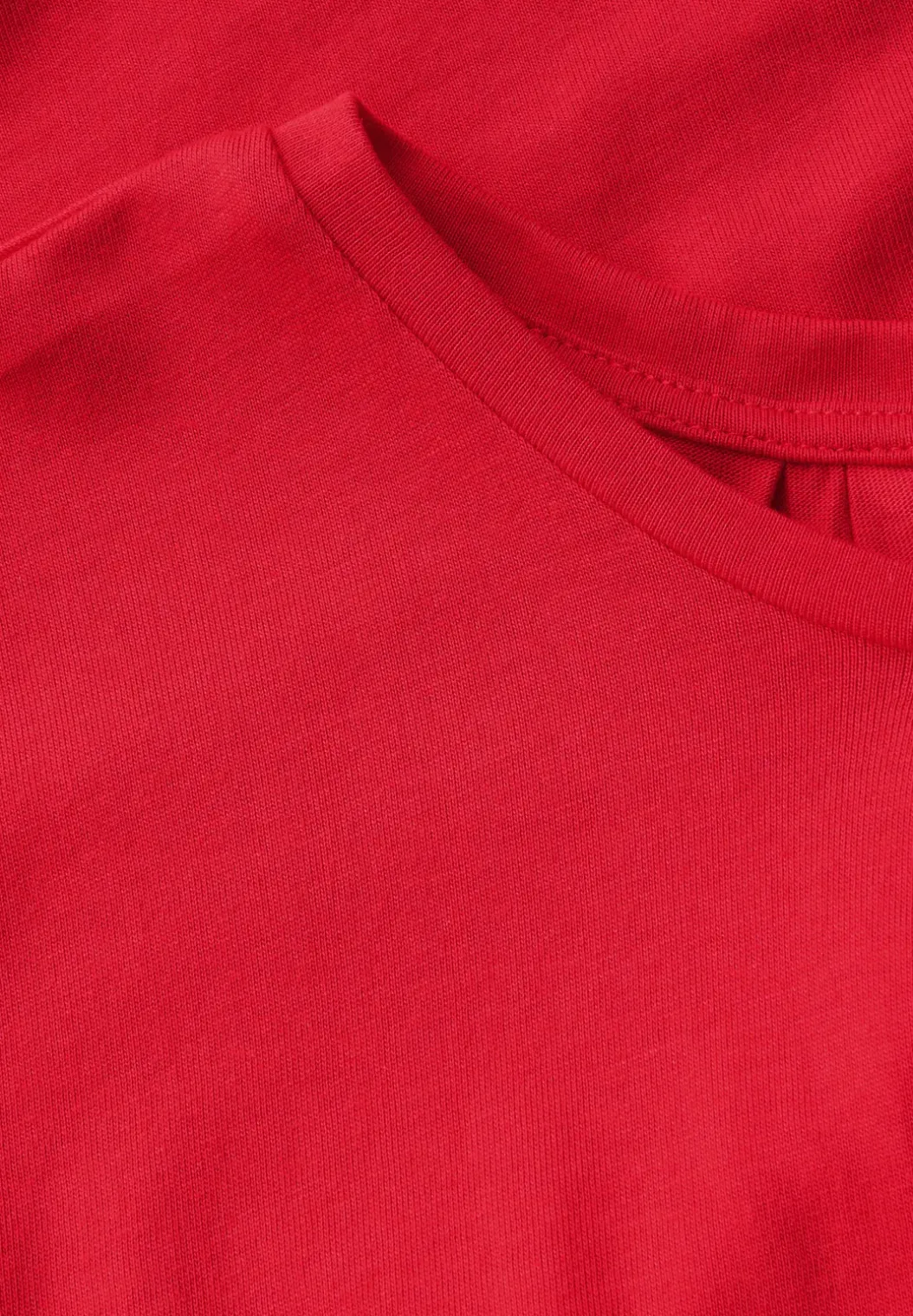 Basic shirt met rimpels