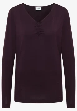 Basic shirt met rimpels