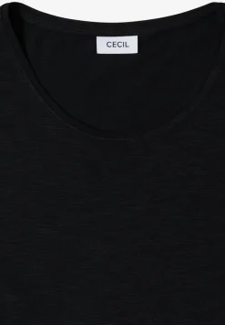 Basic Shirt met ronde hals