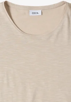 Basic Shirt met ronde hals