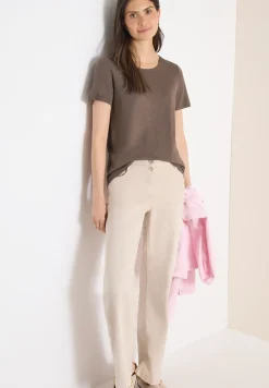 Basic Shirt met ronde hals
