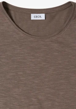 Basic Shirt met ronde hals
