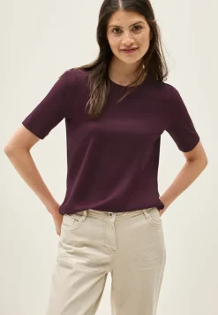 Basic Shirt met ronde hals