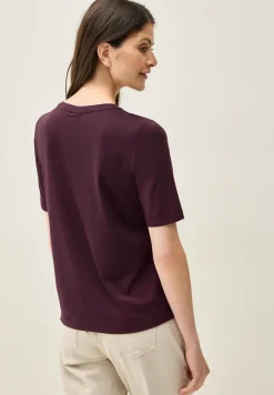 Basic Shirt met ronde hals