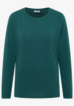 Basic shirt met ronde hals