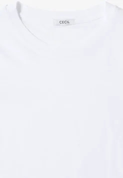 Basic shirt met ronde hals