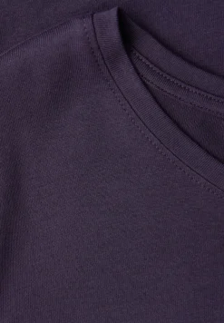 Basic shirt met ronde hals