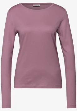Basic shirt met ronde hals