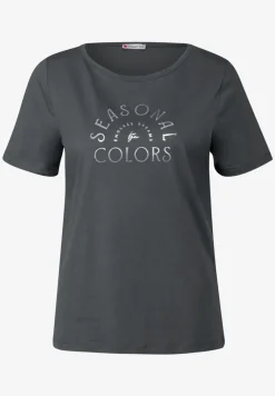 Basic shirt met tekst
