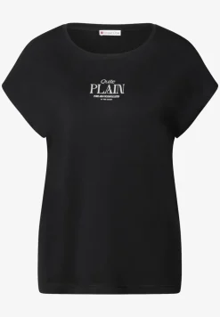 Basic shirt met tekst