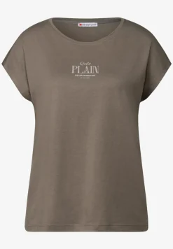 Basic shirt met tekst