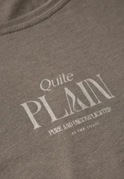 Basic shirt met tekst