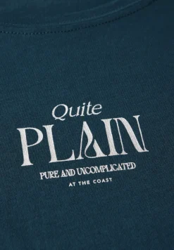 Basic shirt met tekst