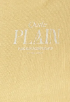 Basic shirt met tekst