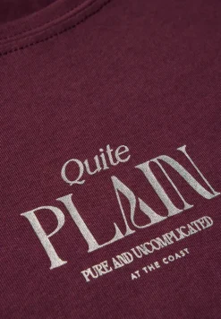 Basic shirt met tekst