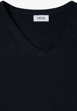 Basic Shirt met V-hals